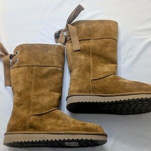 New Koolaburra Andrah Tall Suede Boots - Brown